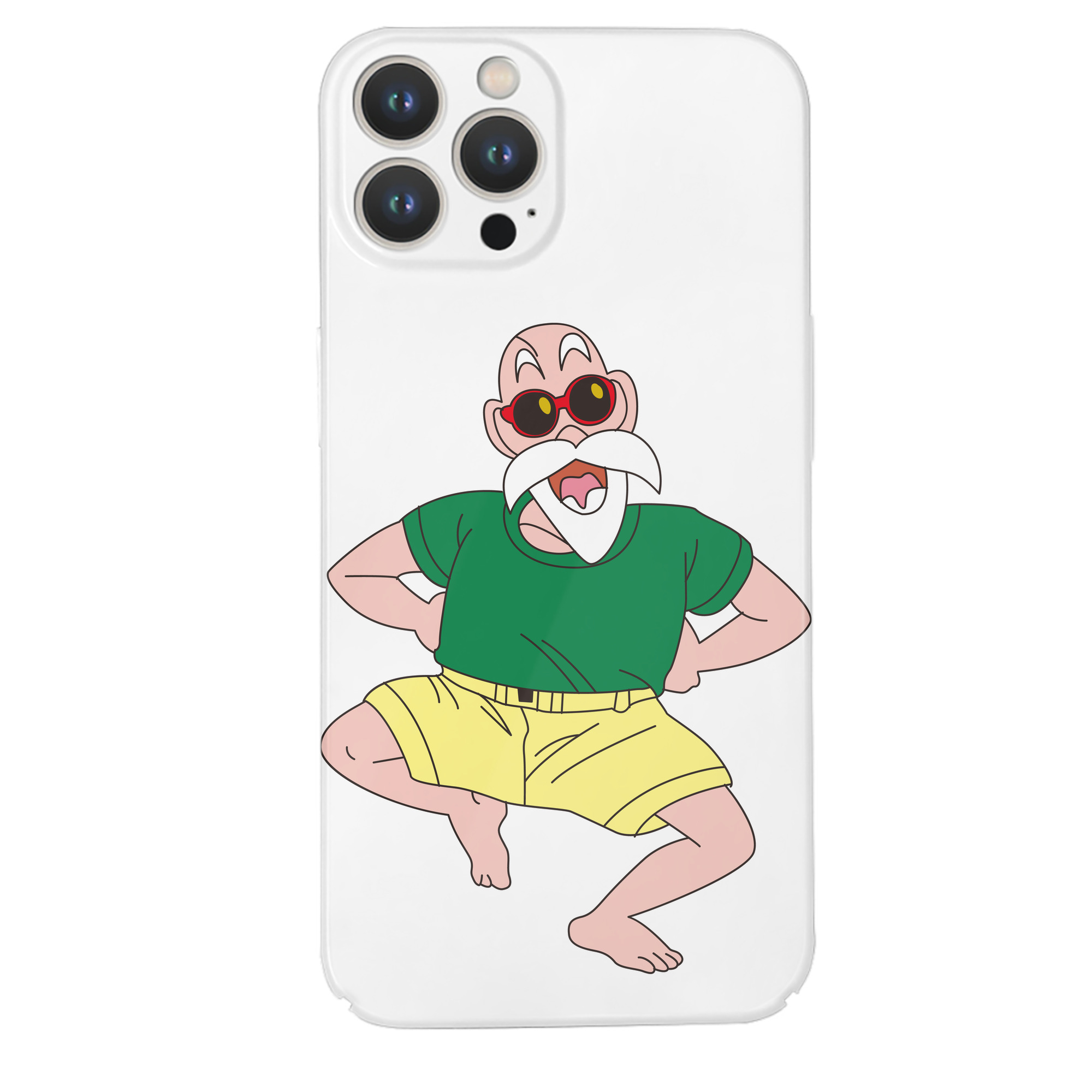 （画像用） ドラゴンボール 亀仙人（かめせんにん） DRAGON BALL Master Roshi Kame Sennin 【iPhone 14シリーズ対応】ハードケース
